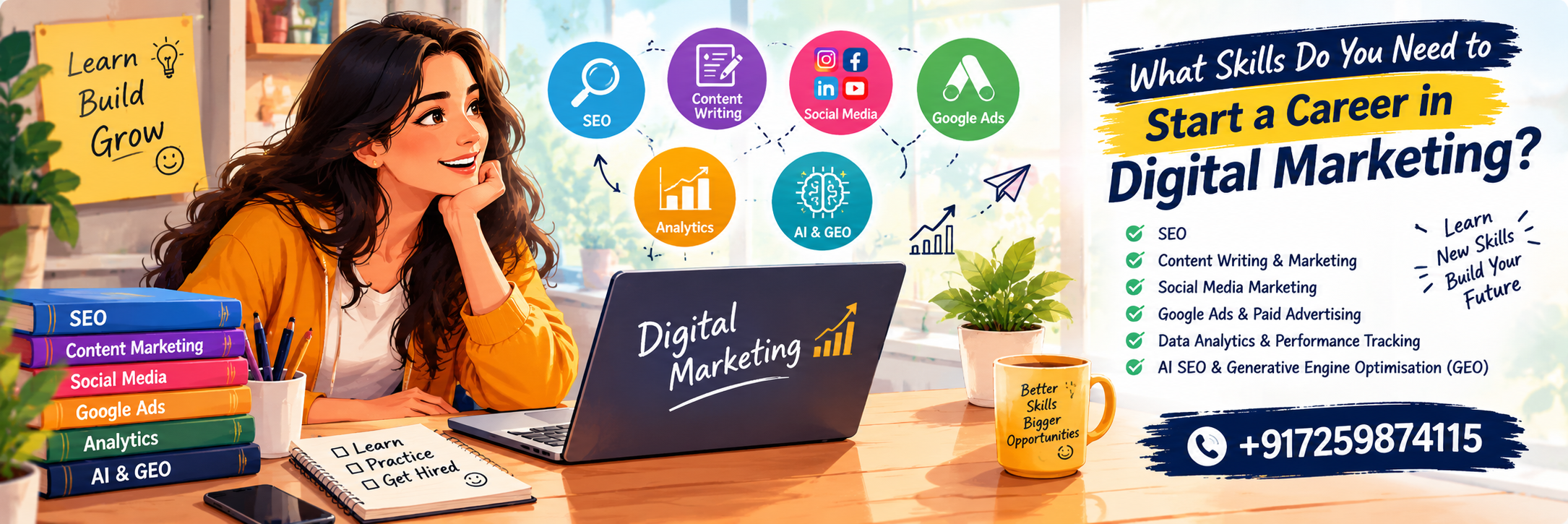 Essential digital marketing skills for beginners to build a successful career