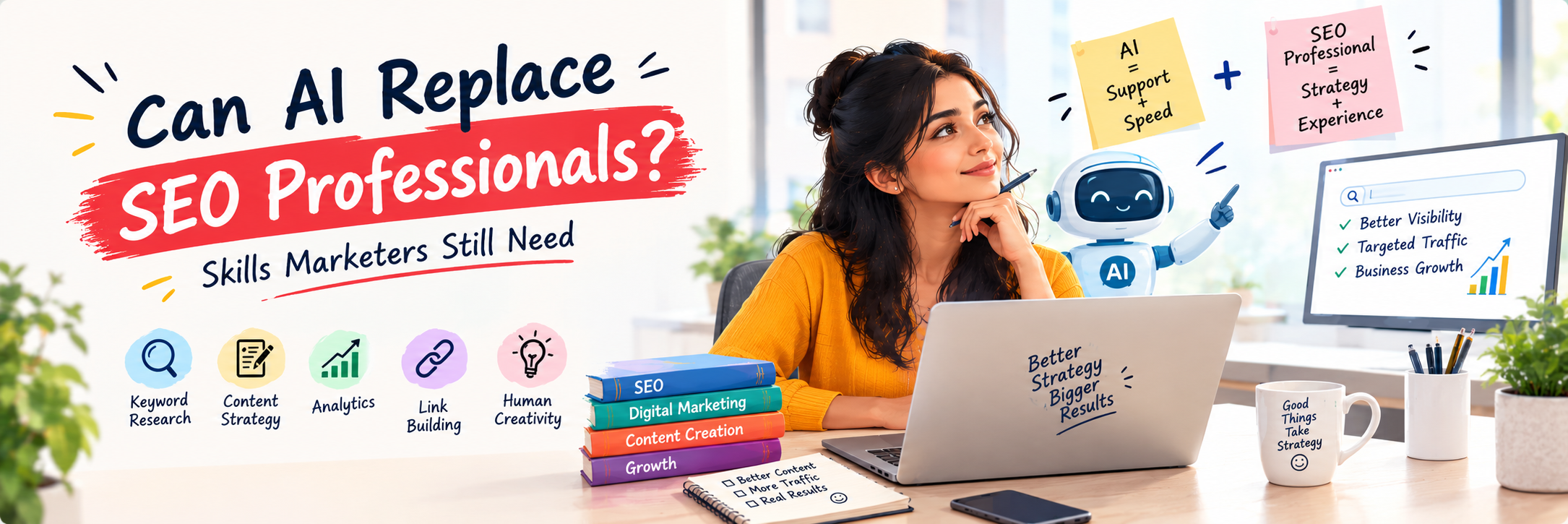 Can AI Replace SEO Professionals? Essential SEO Skills in the AI Era